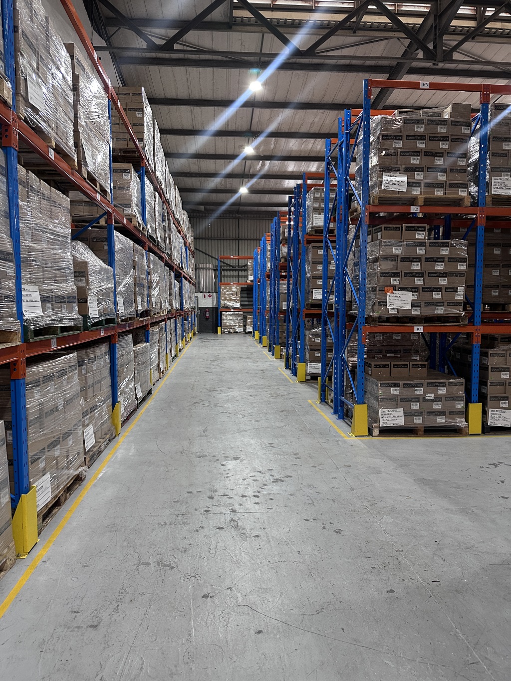 Expanded warehouse